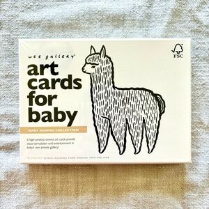 NEW IN BOX Wee Gallery Black & White Art Cards for Baby